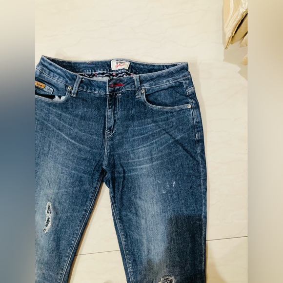 Lee cooper sequin patches slim jeans - Picture 2 of 6